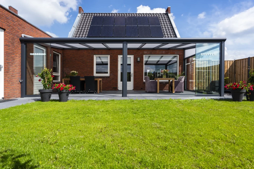 Auvent aluminium BOSCO gris