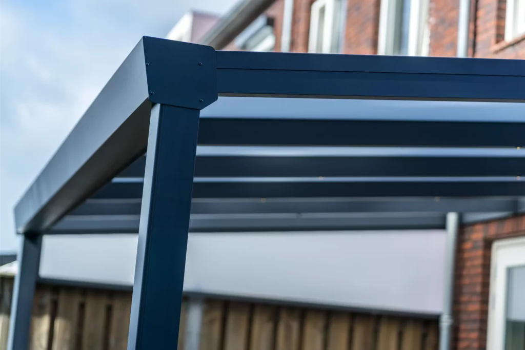 Auvent aluminium GIALLO flasque